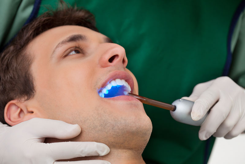 a dental implant patient getting a teeth xpress treatment.